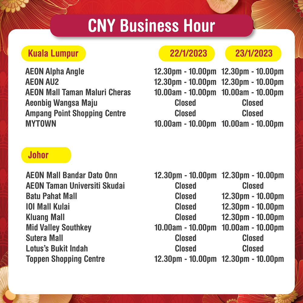 CNY Closure Notice 2023-02