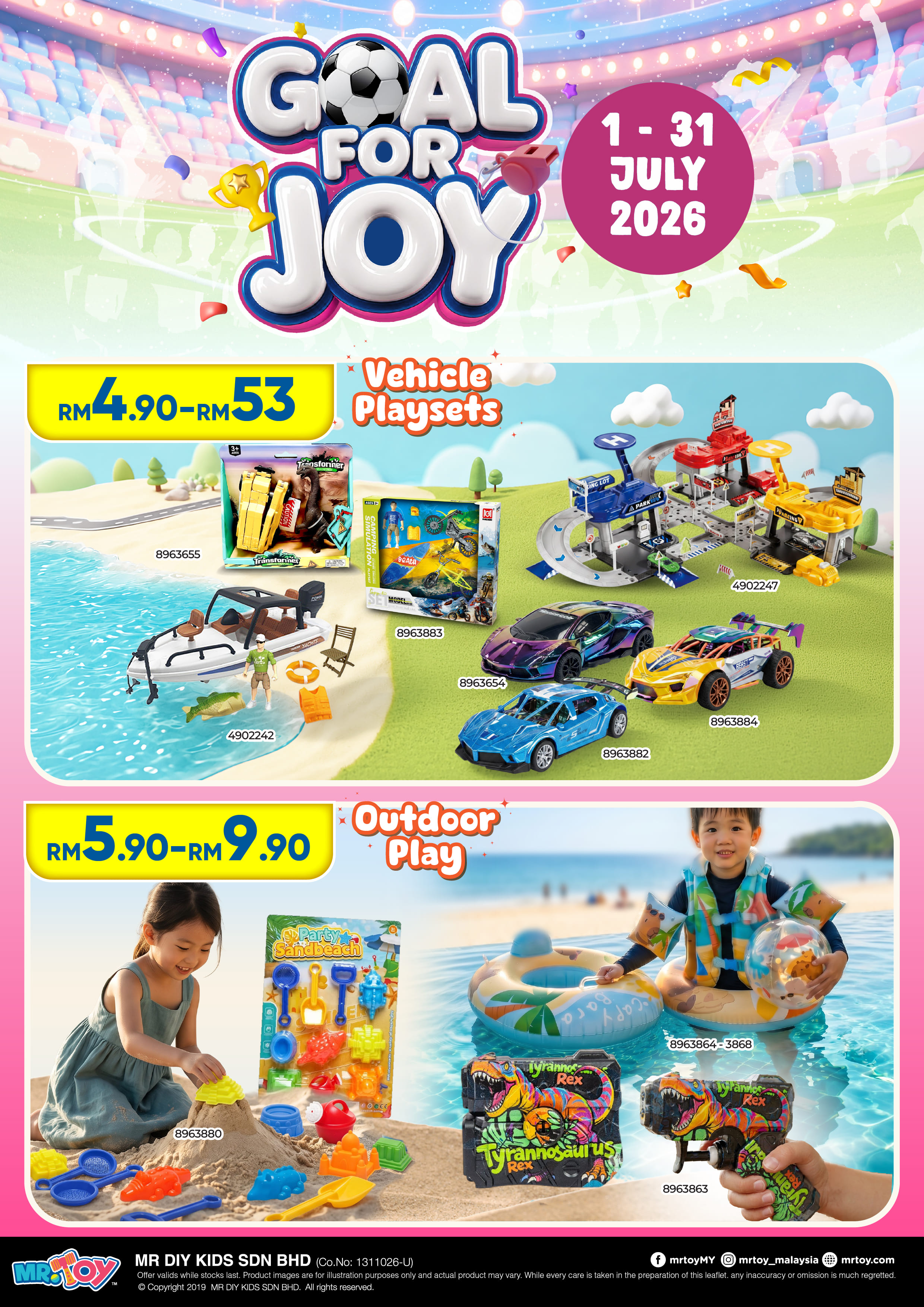 MR.TOY Goal For Joy 2026