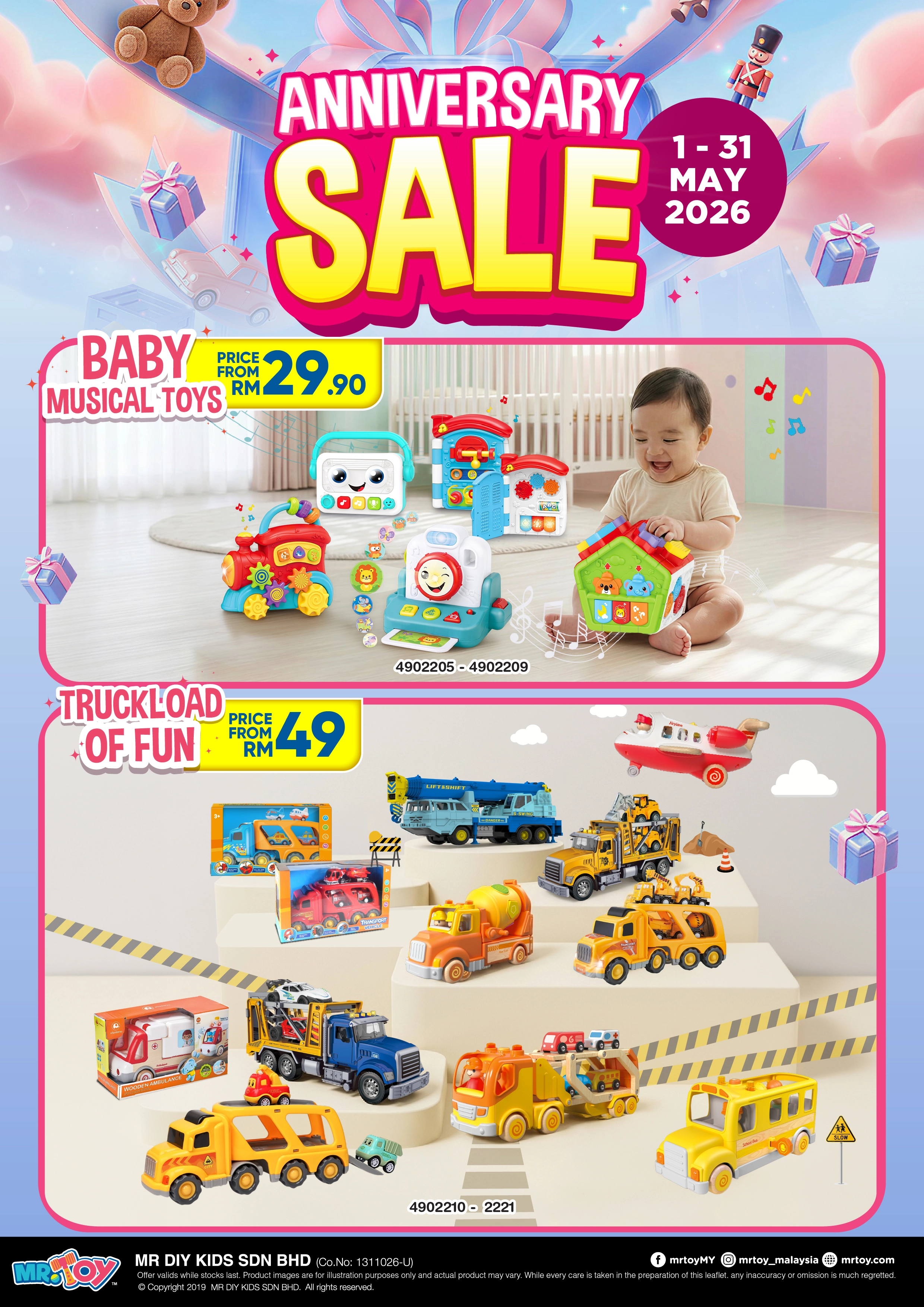 MR.TOY Anniversary Sale 2026 
