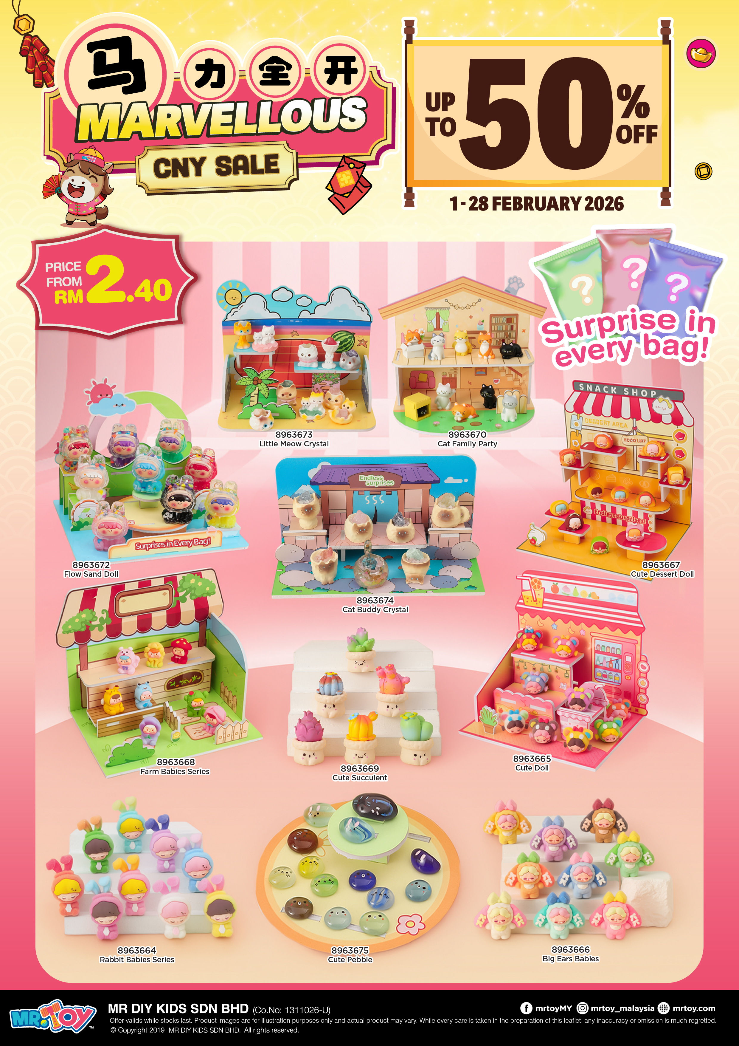 MR.TOY Marvellous CNY Sale 2026