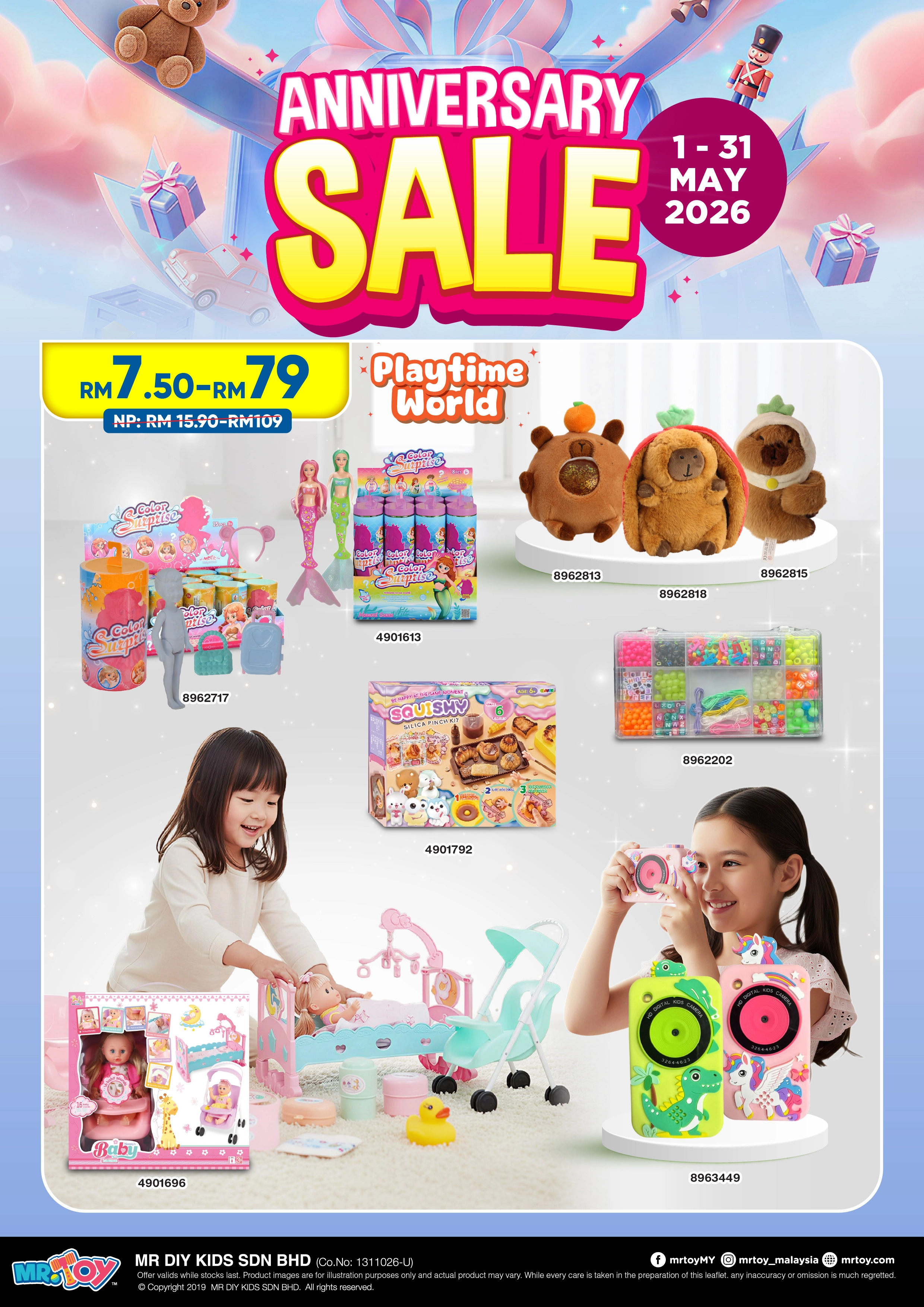 MR.TOY Anniversary Sale 2026 