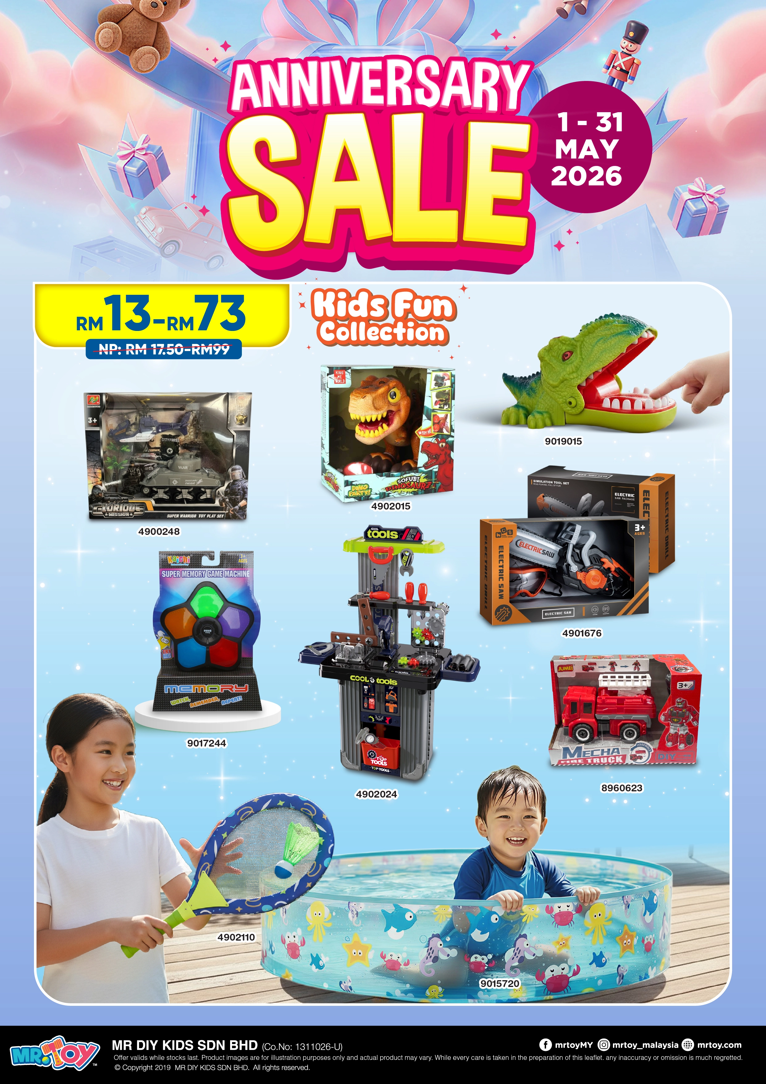 MR.TOY Anniversary Sale 2026 