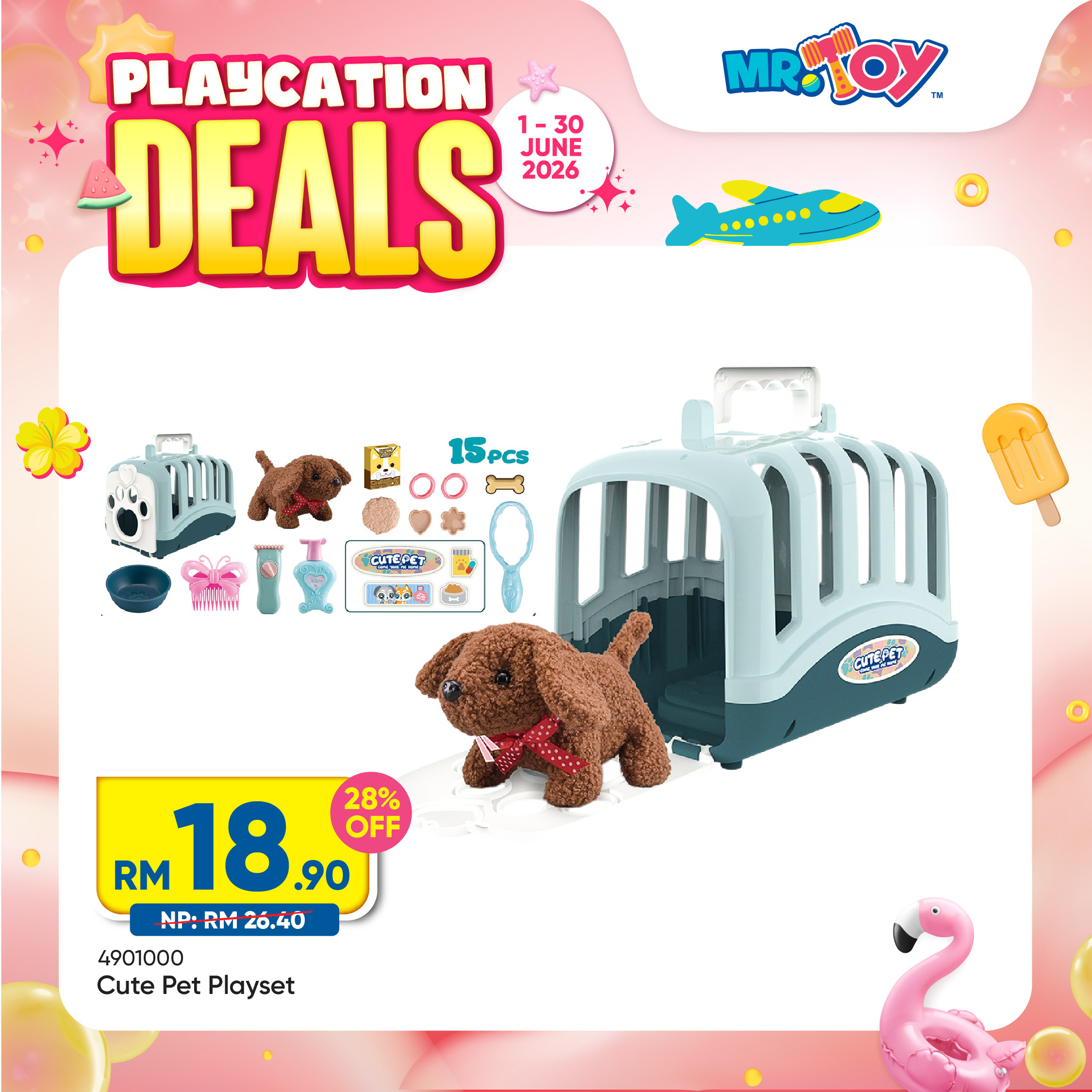 Cute Pet Playset