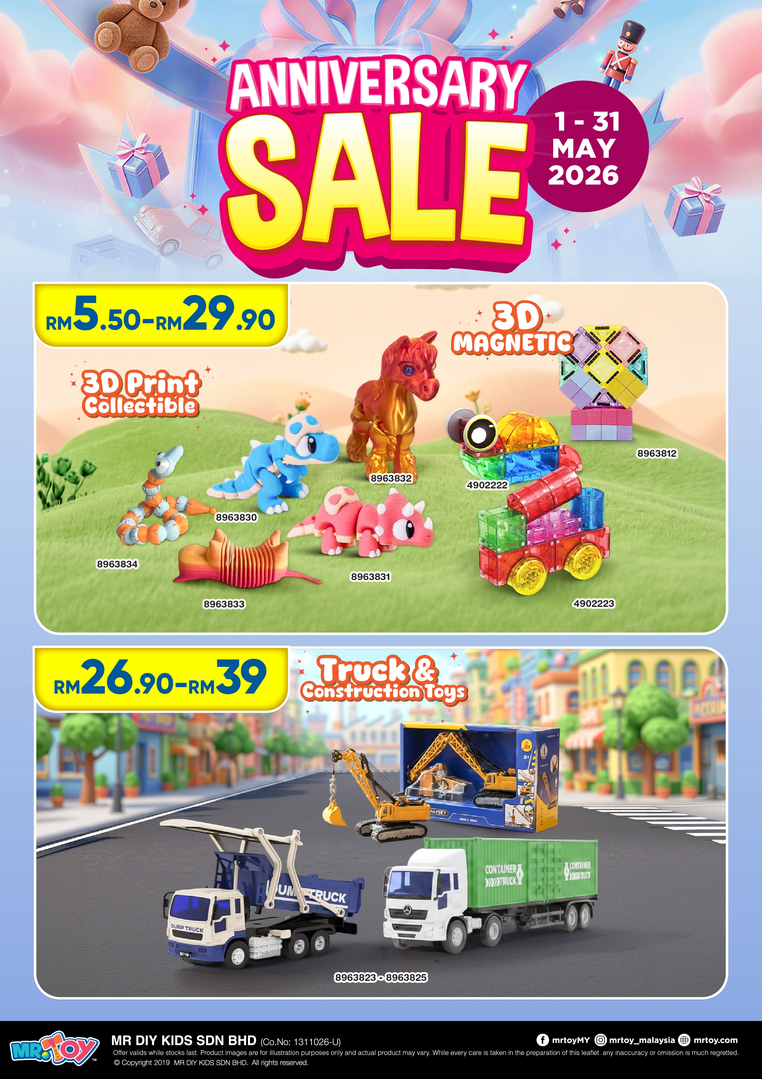 MR.TOY Anniversary Sale 2026 