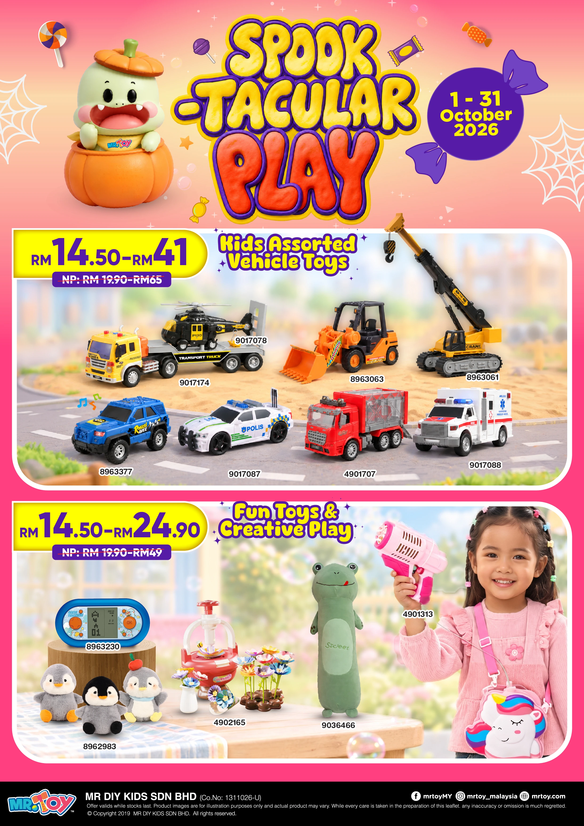 MR.TOY Spook-Tacular Play 2026